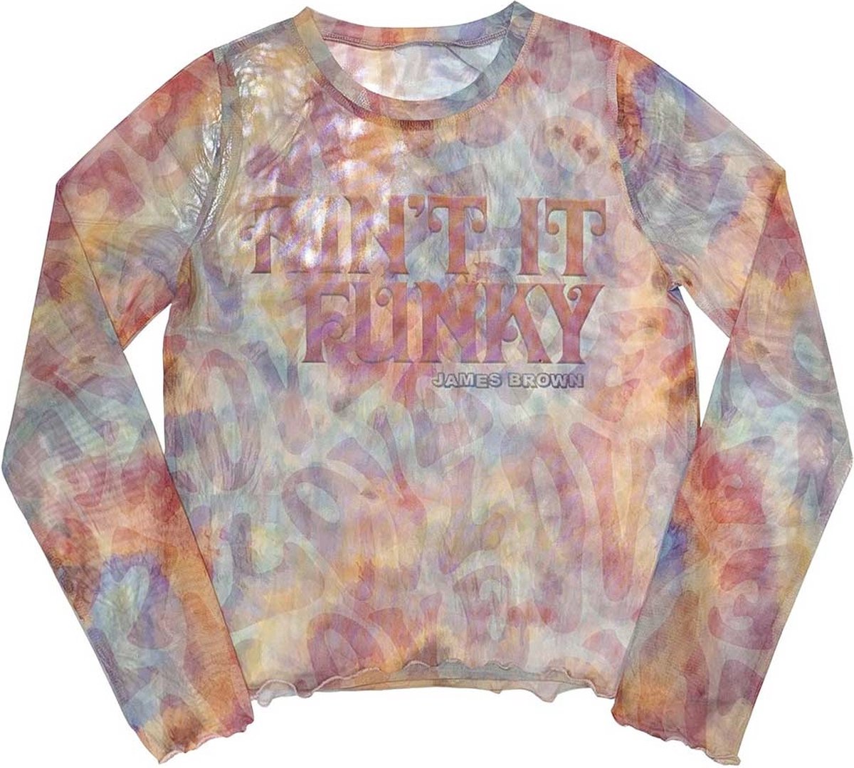 James Brown - Funky Longsleeve top - S - Multicolours