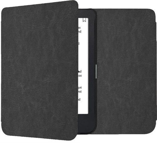 kwmobile Origami Case Compatibel met Kindle Paperwhite - Faux Nubuck lederen hoes met magneet en standaard - zwart kwmobile Origami Case Compatibel met Kindle Paperwhite - Faux Nubuck lederen hoes met magneet en standaard - zwart