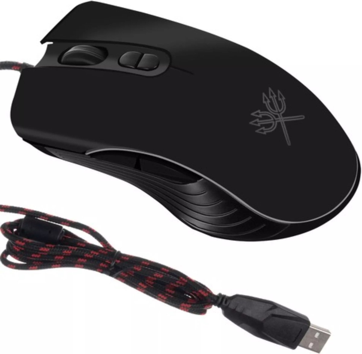 Dunmoon Bedrade Gaming Muis: Hoge Snelheid en Precisie met LED-verlichting - 1200-7200 DPI