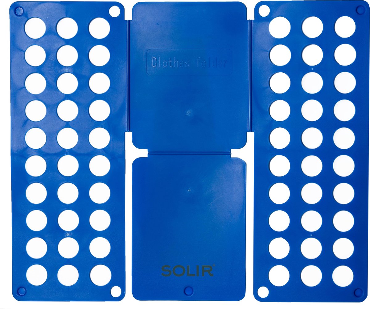 Solir Premium Kleding Organizer Opbergsysteem - Vouwplank voor Shirt, Overhemden en Truien - Jeans en Broeken Organizer - Blauw