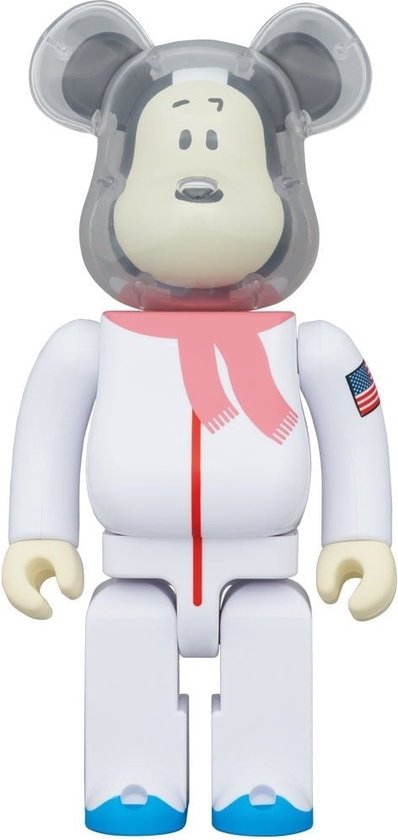 400% Bearbrick Set- Astronaut Snoopy (BWWT 3)