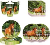 Paarden party set Beautiful Horse 44-delig - paard - horse - paarden party - feest - verjaardag - manege - beautiful horse