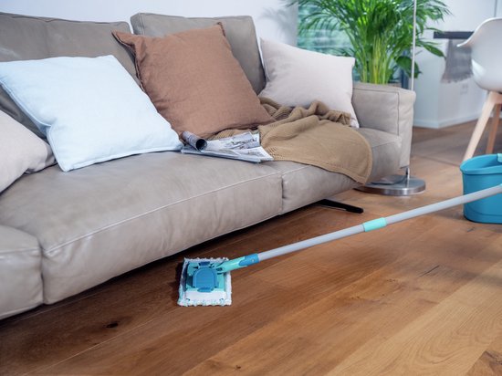 Leifheit Power Clean vloerwisser M - compleet systeem - incl. steel (140cm) - 33 cm wisbreedte - micro duo