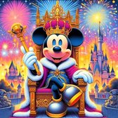 Diamond painting Disney Mickey Mouse 50x50 ronde steentjes