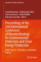 Springer Proceedings in Materials- Proceedings of the 2nd International Conference of Nanotechnology for Environmental Protection and Clean Energy Production