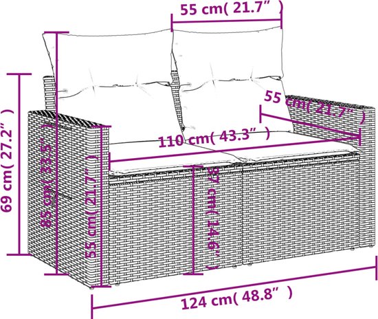 vidaXL-6-delige-Loungeset-met-kussens-poly-rattan-beige