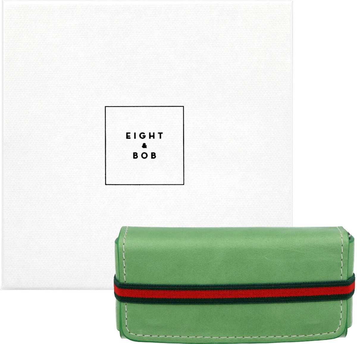 Eight & Bob Leather Perfume Case (grass Green)