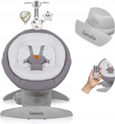 Bol.com Lionelo Mell - Wipstoel - elektrische schommelstoel - met melodieën - tot 9 kg aanbieding