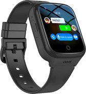 DrPhone WaveWrist – 4G Smartwatch Met Mobiele App – GPS Locatie – Mobiele App – IP67 Waterdicht – Hartslagtracking – Slaapmonitoring – Belfunctie - Zwart
