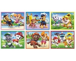 Clementoni - 12 Blokken Puzzel - Paw Patrol - 6 afbeeldingen - Vanaf 3 jaar
