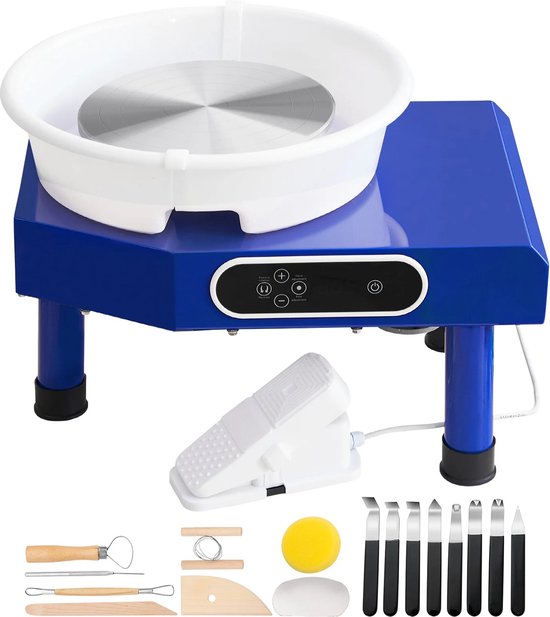 VEVOR pottenbakkersschijf, keramiek, 450 W, elektrische