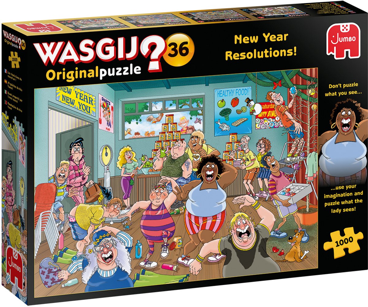 Wasgij Original 36 Goede Voornemens! puzzel - 1000 stukjes