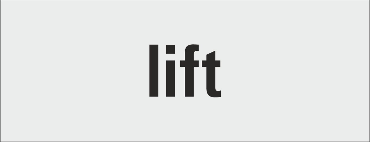 lift deurbordje - deur - tekstbordje - zelfklevend - geanodiseerd aluminium - 130 x 50 mm. - dikte 0,5 mm. - 5 jaar garantie!
