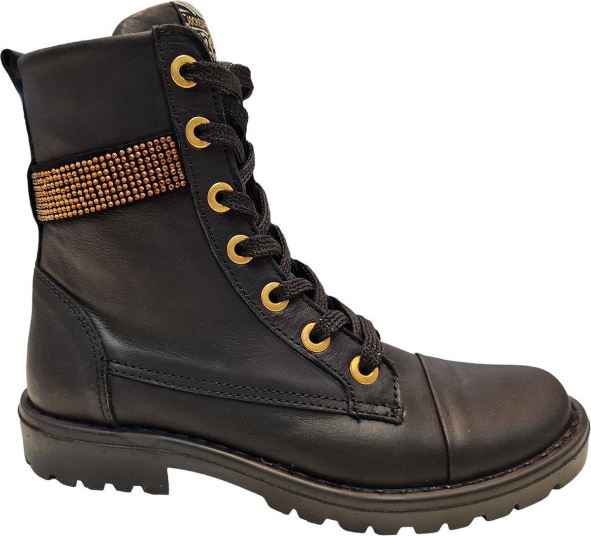 Jochie & Freaks Dana Boots Meisjes - Zwart - Maat 31