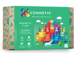 foto van Connetix Tiles Rainbow Creative Pack 102 pc magneetblokken