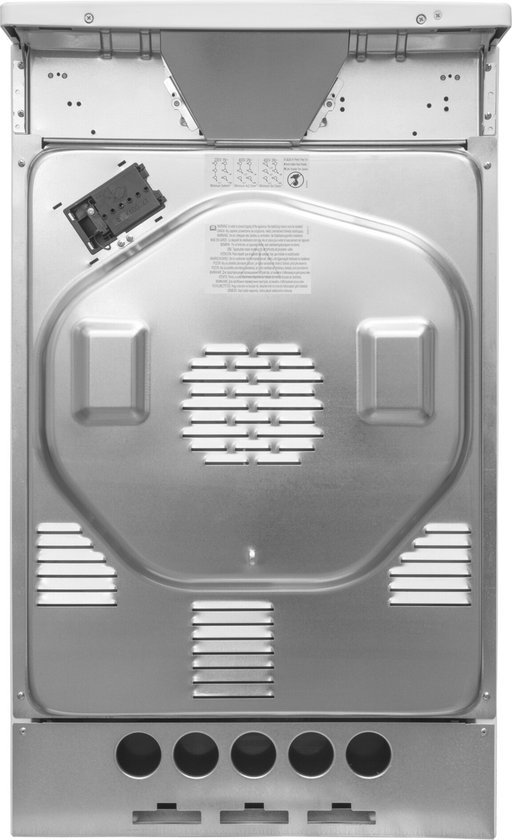 Poêle Céramique Amica avec câble triphasé connecté ACV605RN - Airfry - 50 cm B - Noir Mat