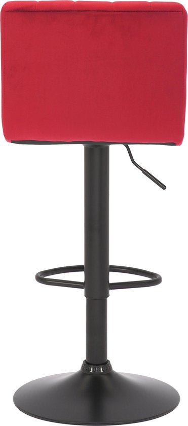 Tabouret CLP Jamie - Velours rouge