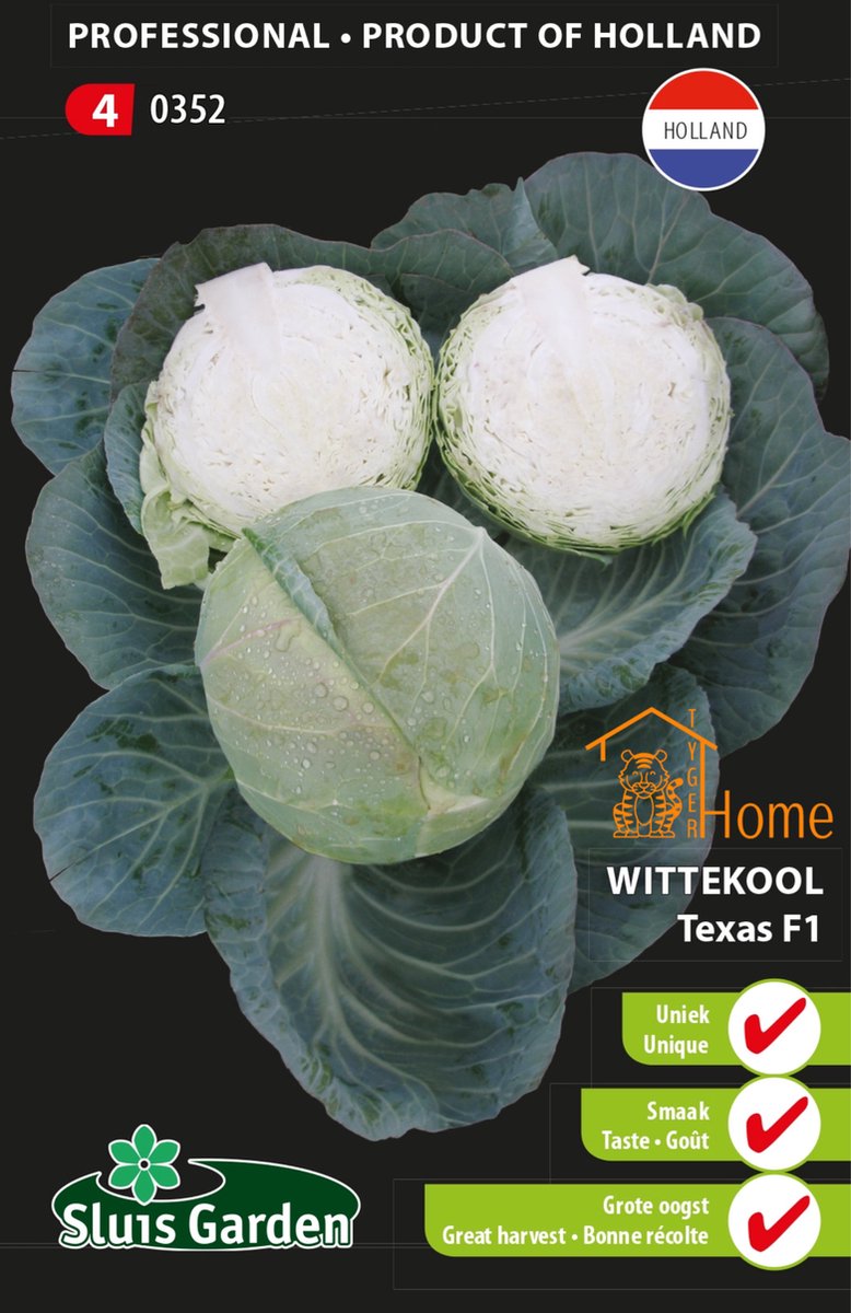 Sluis Garden groentezaad - Witte kool Texas F1