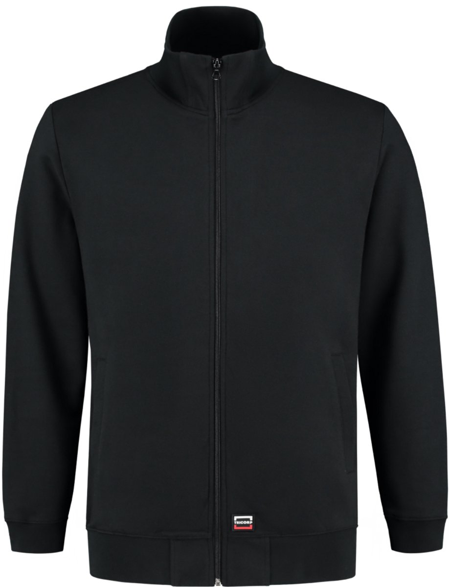 Tricorp 301017 Sweatvest 60°C Wasbaar - Zwart - 7XL