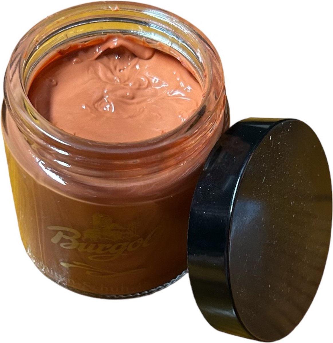 Burgol Shoe Pomade - Kleuropfrissende en verzorgende schoencrème - 100ml - (001) Cognac