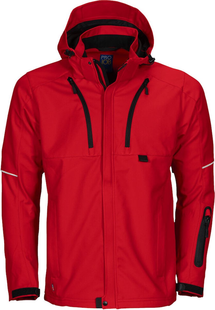 ProJob 3406 SOFTSHELL JAS 643406 - Rood - 4XL