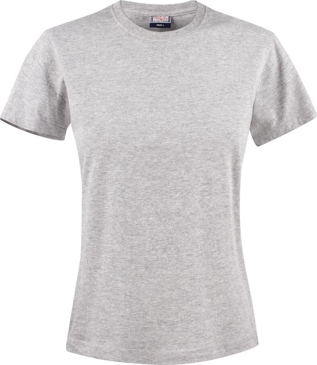 Printer HEAVY T-SHIRT LADY 2264014 - Grijs Mêlee - L
