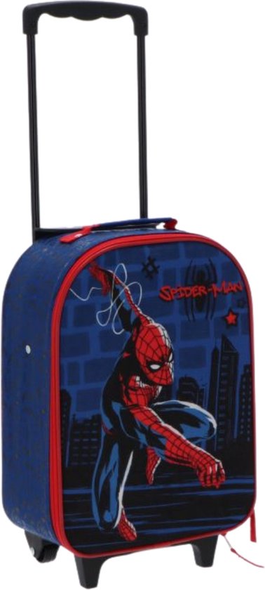 Undercover kindertrolley Spiderman - lichtgewicht kinder reiskoffer Marvel.