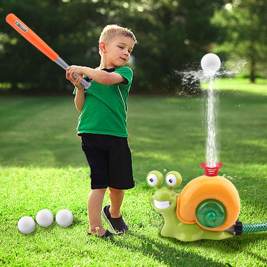 Foto: Waterspeelgoed watersproeier waterspeelgoed kinderen tuin i honkbalset waterspel zomer waterspeelgoed buiten