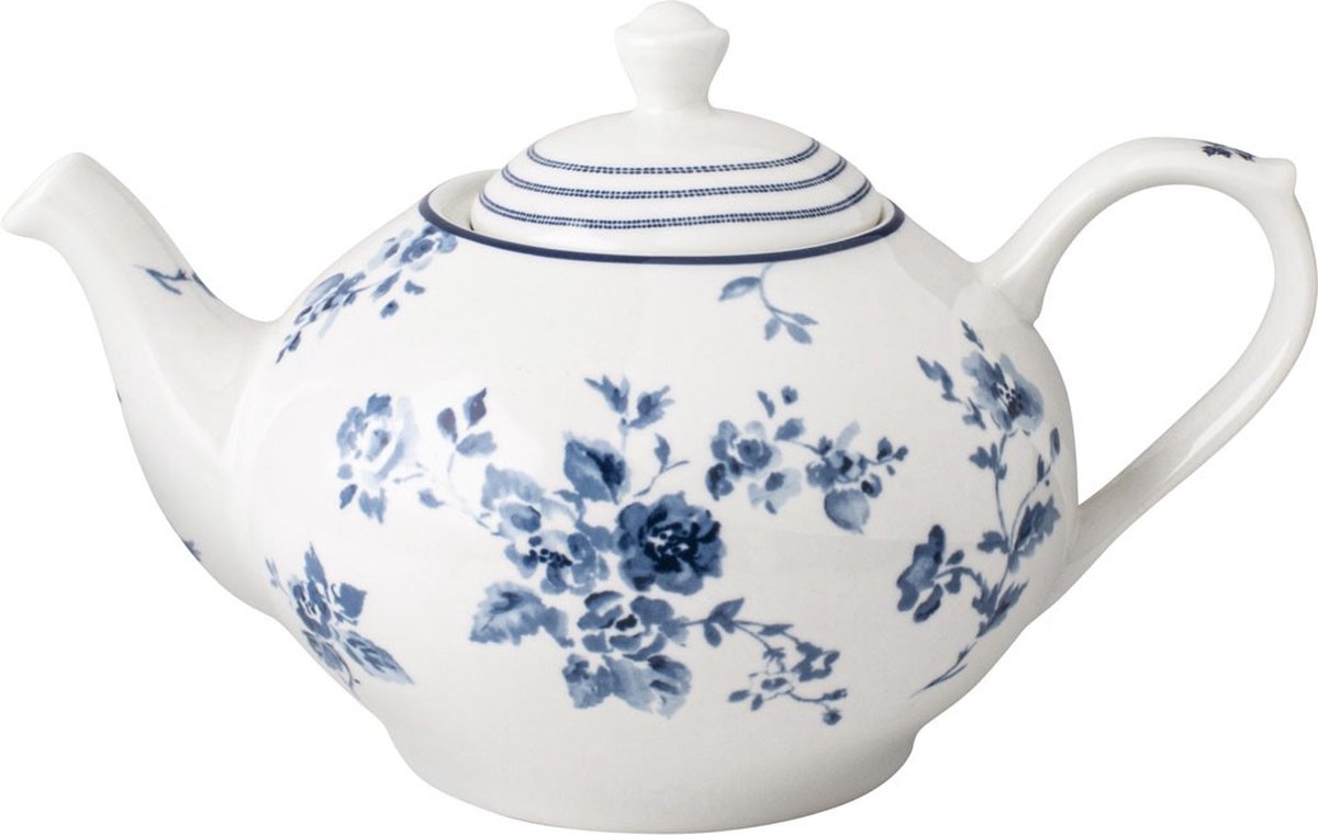 Laura Ashley Blueprint Collectables Theepot 16 liter - China Rose - Geschenkdoos