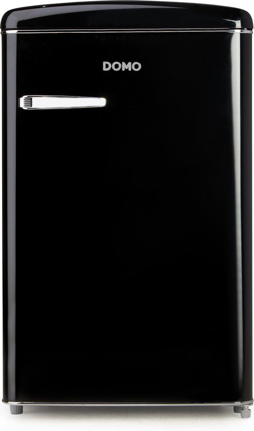 DOMO DO91702R Retro Koelkast - 108 L - Koelkast Tafelmodel - D - Zwart