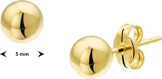 SPARKLE14 - Boucles d'oreille clous Boule - Or