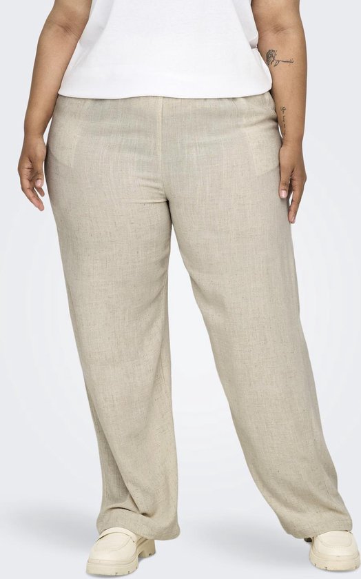 Only Carmakoma Carniska Pantalon Ivoire Blanc Taille 48