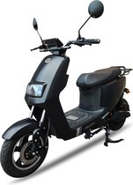 ESCOO Cida Mat Zwart - Elektrische scooter/brommer - 45km/h - 1200W Motor - Uitneembare Lithium Accu