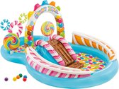 Kinderzwembad met Glijbaan - 295x191 - Opblaasbaar Zwembad voor Kinderen - Opblaasbaar Zwembad Candy Play Cent. 295x191 - Leuk Waterplezier voor Kinderen - Candy Play Cent. 295x191 - Opblaasbad voor Kinderen met Speelplezier