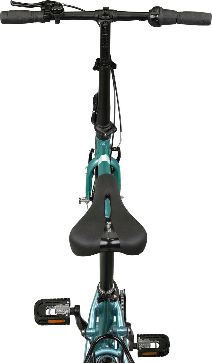 Pacto Five N7 Vouwfiets Blauw Shimano Nexus 7v Terugtraprem Plooifiets 20 inch Aluminium Folding Bike van PACTO — afbeelding 3
