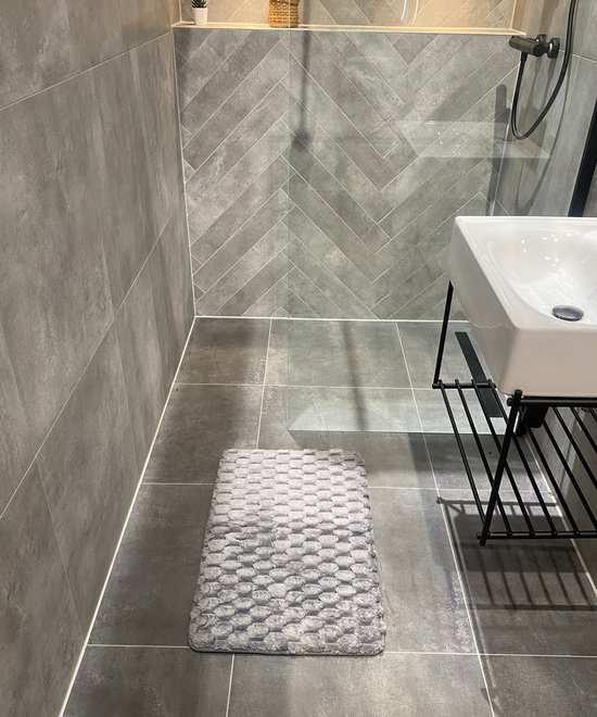 Grund Badmat, Ultrazacht en absorberend, Antislip, 5 jaar garantie, BONA, Badmat 80x140 cm, flanel