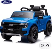 Ford Ranger Elektrische Kinderauto Blauw - 12V - 1 tot 6 jaar - MP3-speler