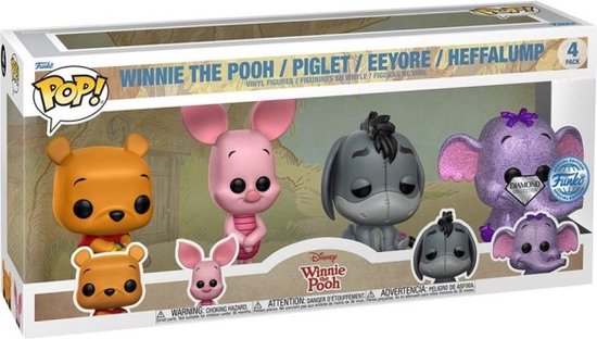 Foto: Funko pop disney winnie the pooh diamond us exclusive 4 pack