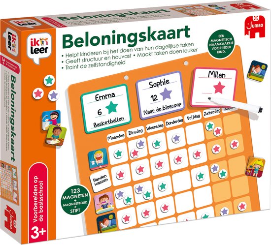 Ik leer - Beloningskaart; Ik leer (Ontdekken) - Educatief speelgoed voor peuters van Jumbo