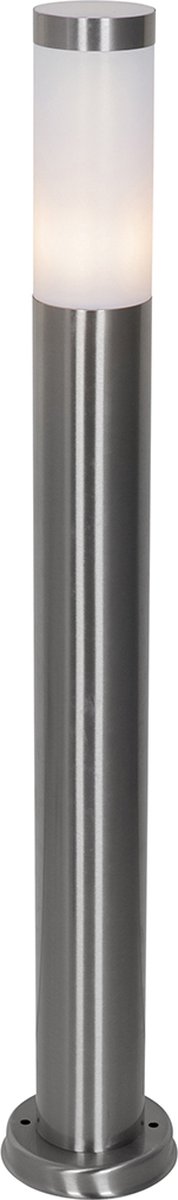 QAZQA rox - Moderne Staande Buitenlamp | Staande Lamp voor buiten - 1 lichts - H 80 cm - Staal - Buitenverlichting
