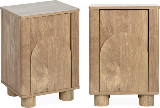 Set van 2 vintage nachtkastjes gemaakt in de jaren '60 | Vintage Design Store