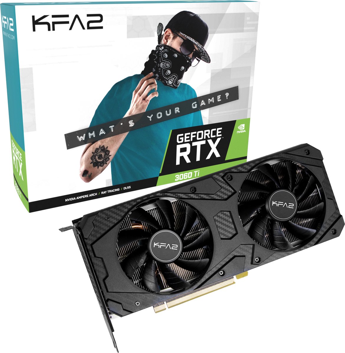 KFA2 36ISL6MD1VQK videokaart NVIDIA GeForce RTX 3060 Ti 8 GB GDDR6