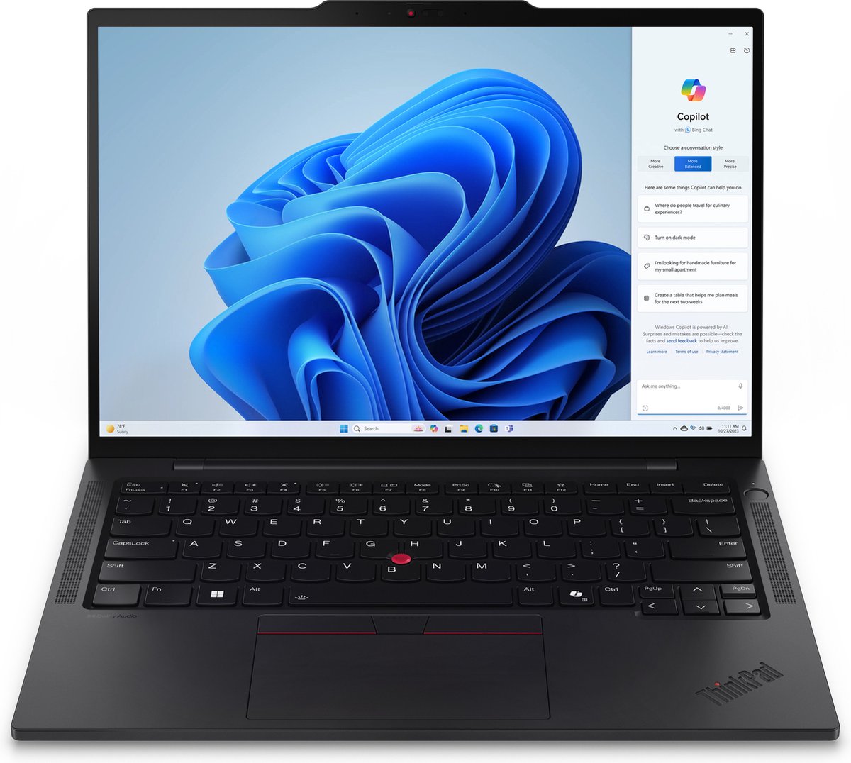 Lenovo ThinkPad T14s Intel Core Ultra 5 125U Laptop 356 cm (14") WUXGA 16 GB LPDDR5x-SDRAM 512 GB SSD Wi-Fi 6E (802.11ax) Windows 11 Pro Zwart
