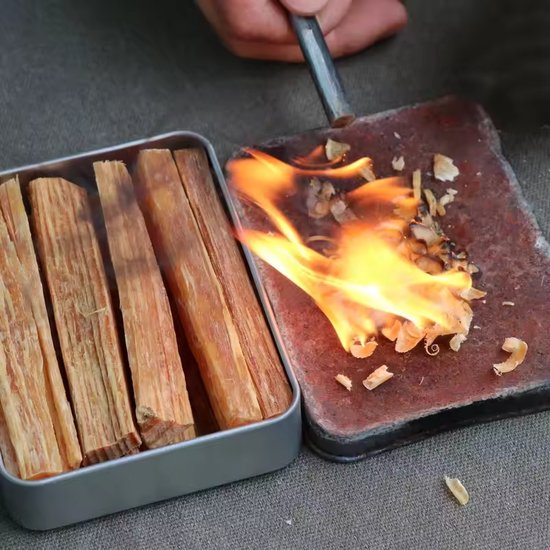Allume-feu Naturels En Bois Gras - Bâtons De Démarrage Pour Camping Et Survie - Sans Chimie