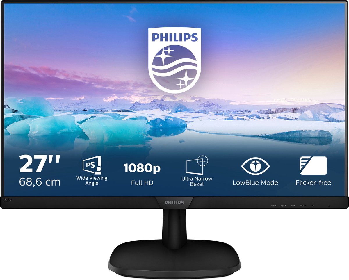Philips 273V7QDSB - Full HD IPS Monitor - 27 inch
