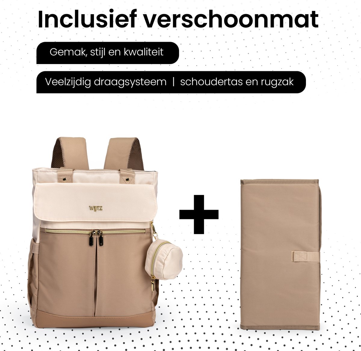 Wijtz Luiertas Rugtas - 12 Vakken thumbnail 2