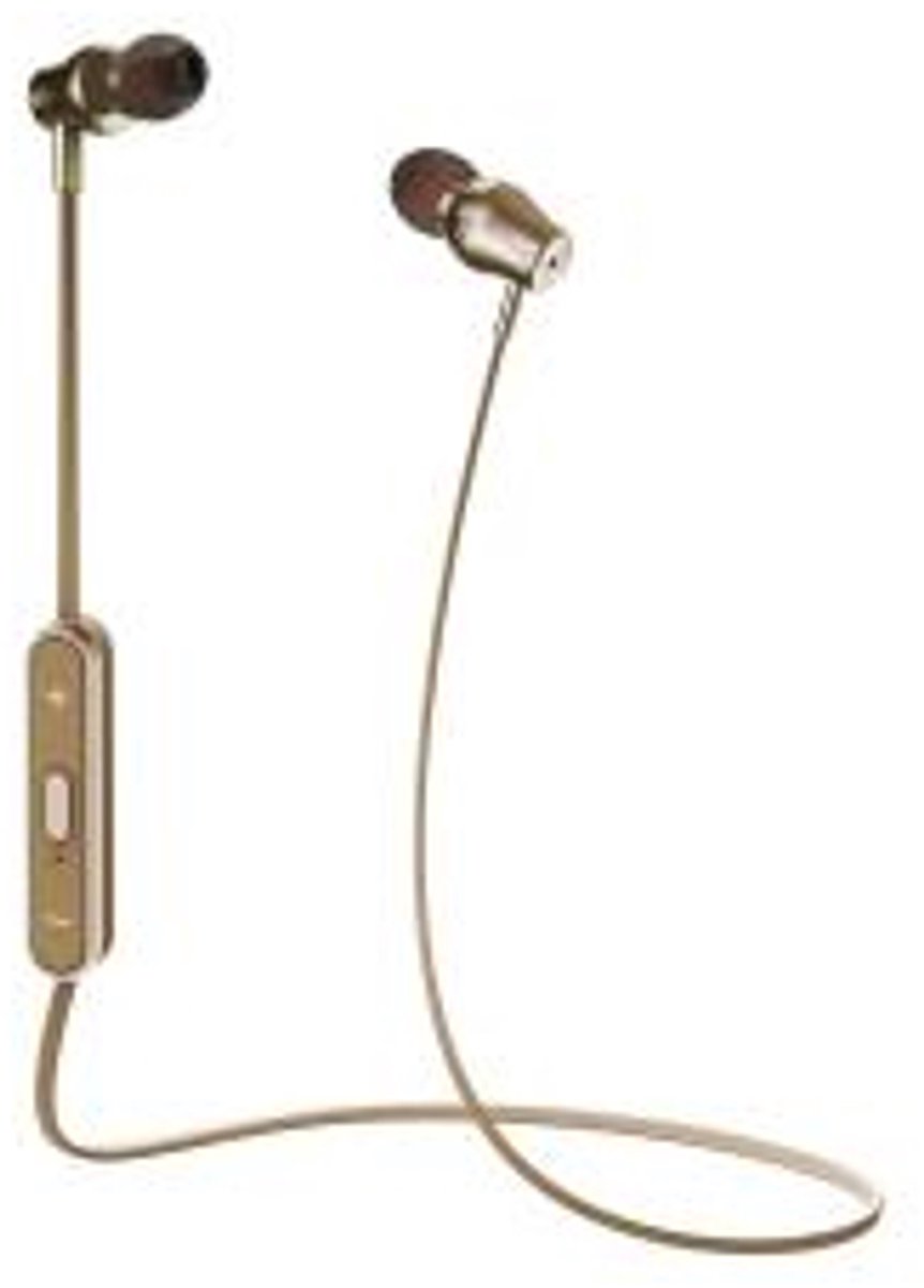 Celly Bluetooth Stereo headset - aluminium goud