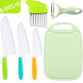 Bol.com DirNiya kindermessen 6 delige set - kindermes - Le petit chef - Mes kind - Keukenmes kinderen - Kindermessenset - Kinder... aanbieding