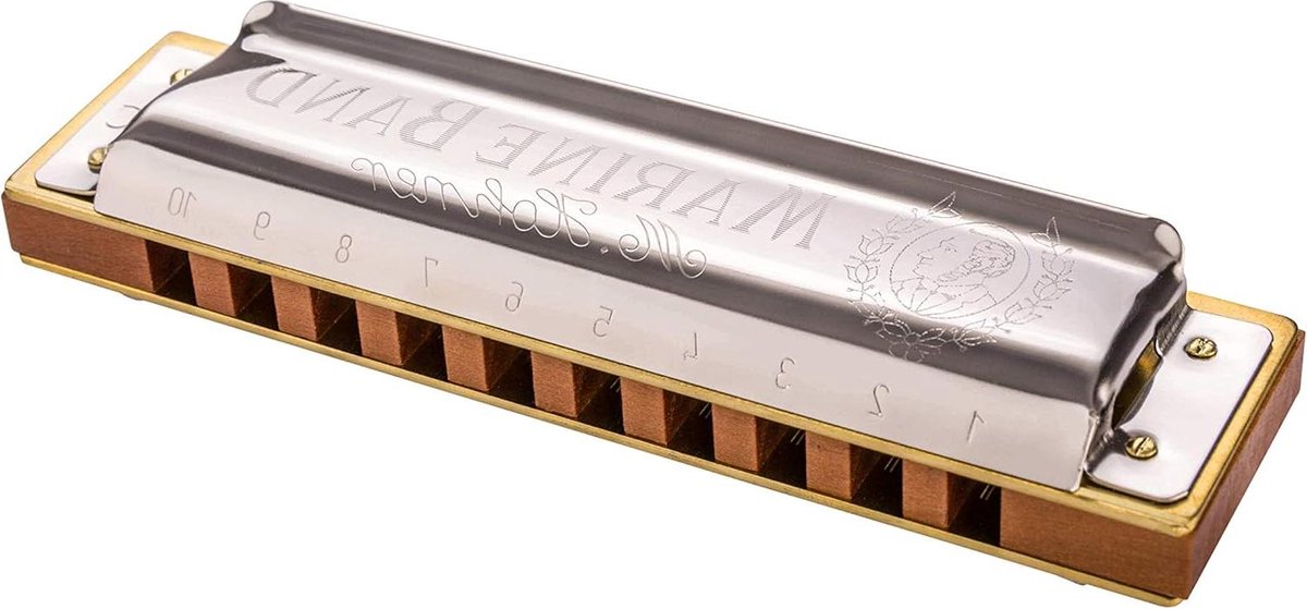 Marine Band 1896/20 mondharmonica in AB-Major met lange levensduur