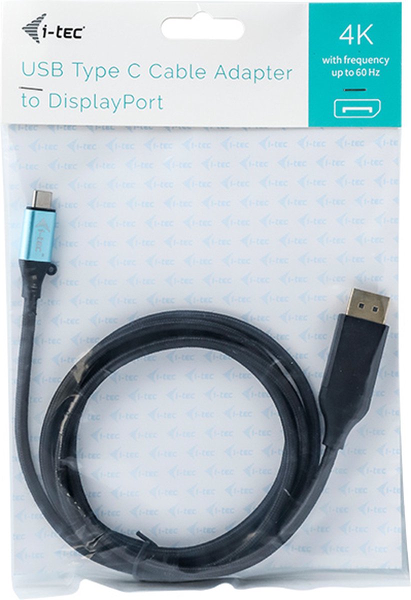 Cable Micro USB i-Tec C31CBLDP60HZ USB C Black